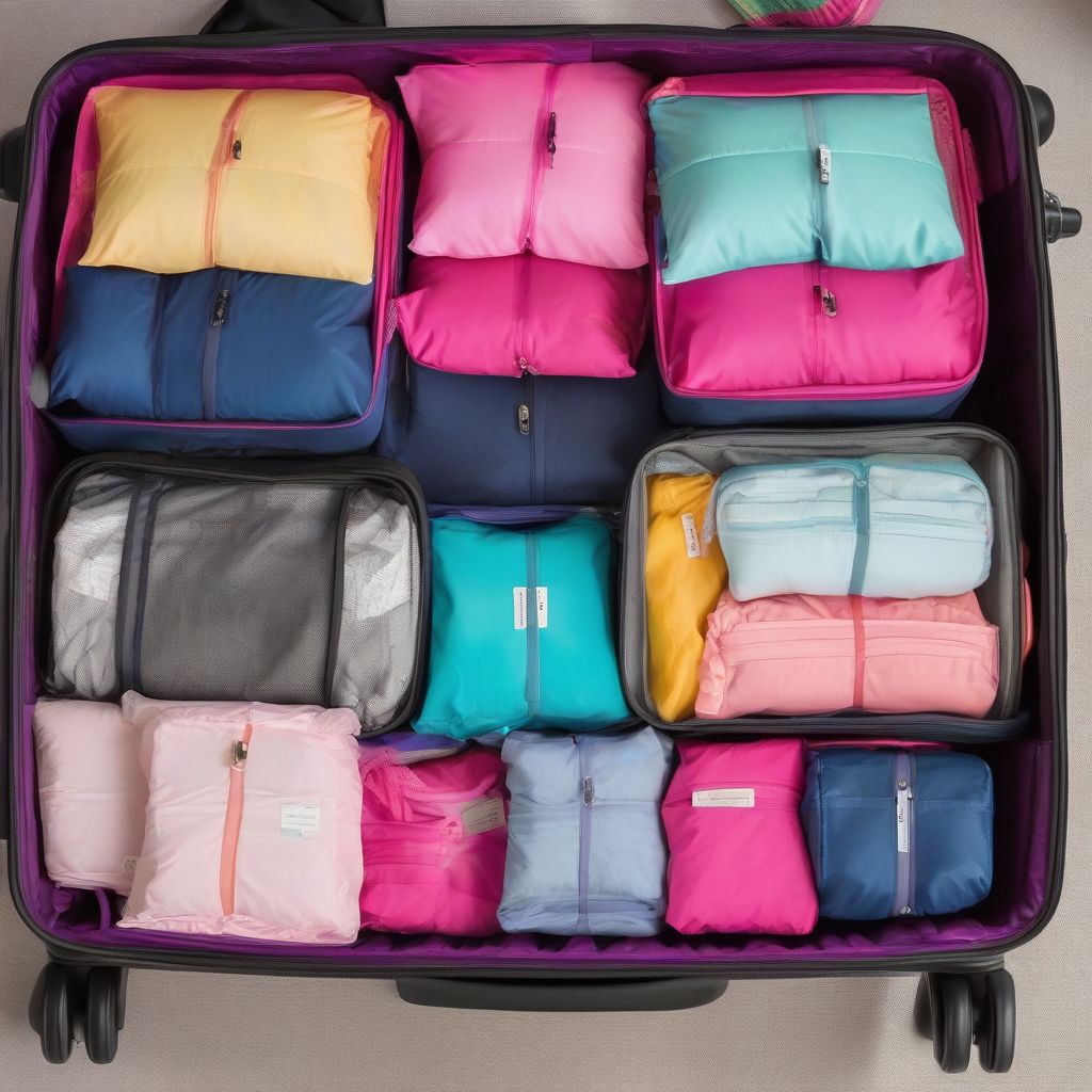 Colorful Packing Cubes